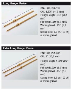 Hanger Probes for Agilent Testjet & Vtep