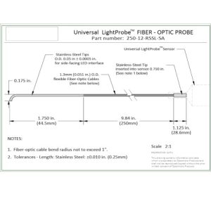 Optomistic – Single Flexi Probe, Wide Aperture, Non-Cont. (250-27-SL-WA)