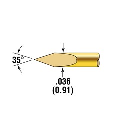 ECT Probe POGO-25I35-8-S   (Stalen Tip)