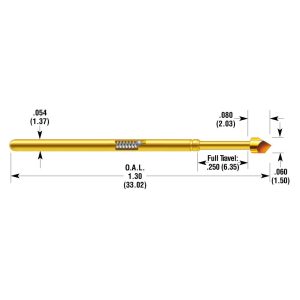 ECT Probe POGO-25T-6-S  (Stalen Tip)