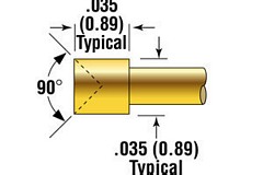ECT Probe HPA-0A, with special spring force off 30 gram