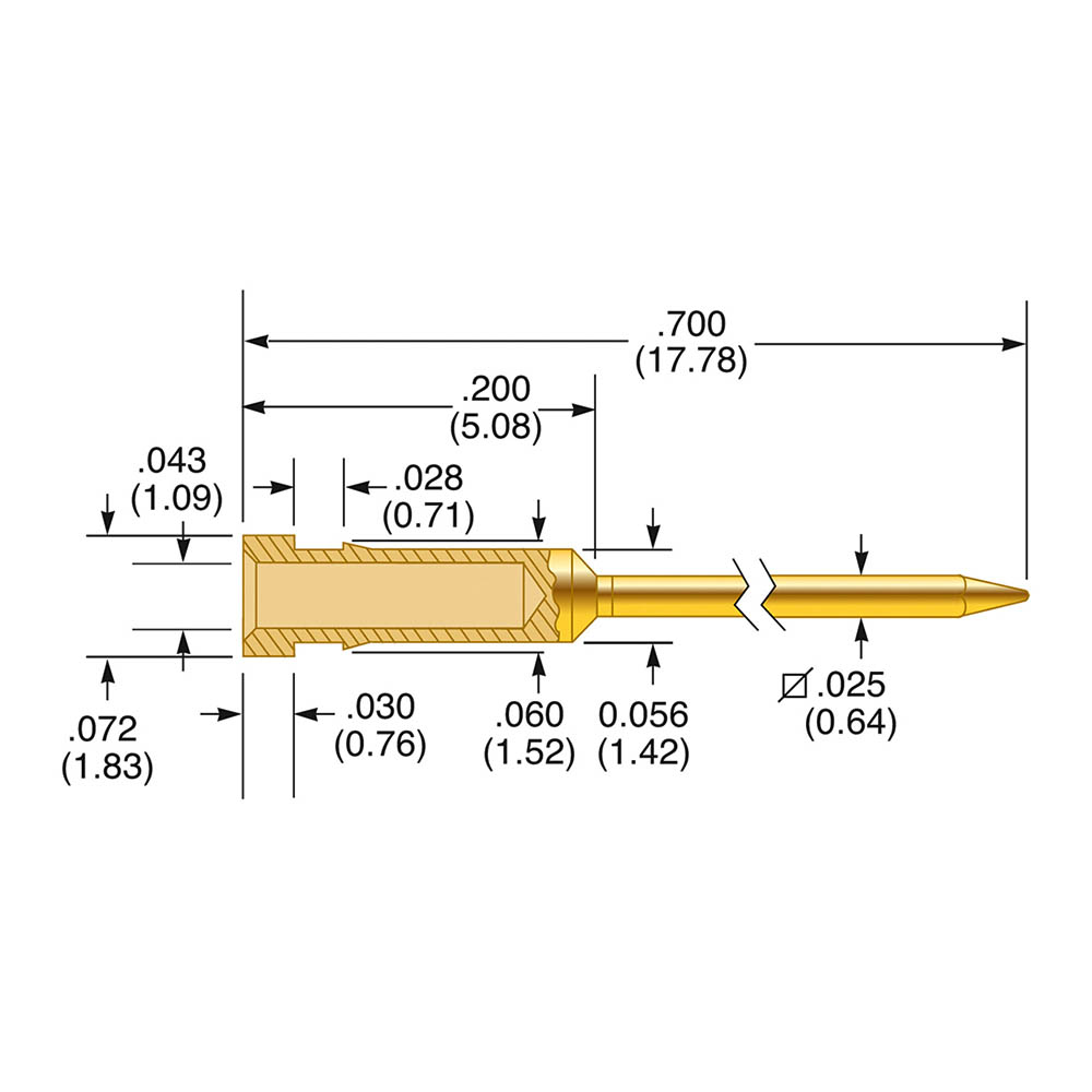 ECT If. pin Zehntel SIP-90-3