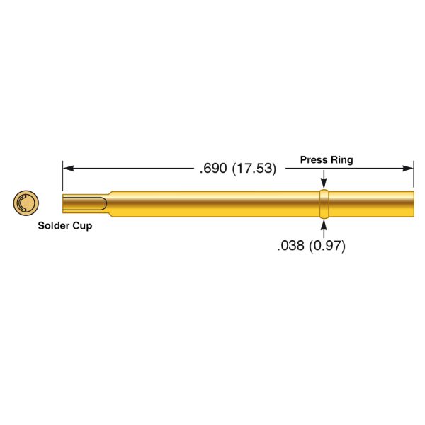 ECT Receptacle SPR-0W-1