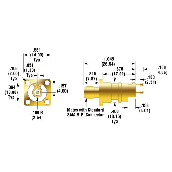 ECT K-50H-S High Frequency Coaxial Probe