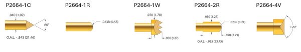 P2664 tip styles