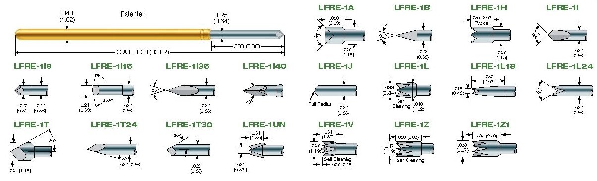 LFRE-1 series test probes