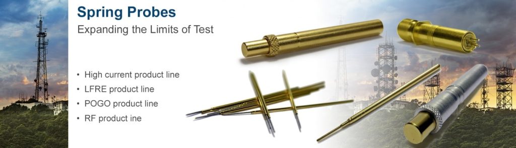 Spring contact probes DFT ECT